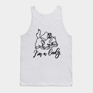 I am a lady Aristocats Tank Top